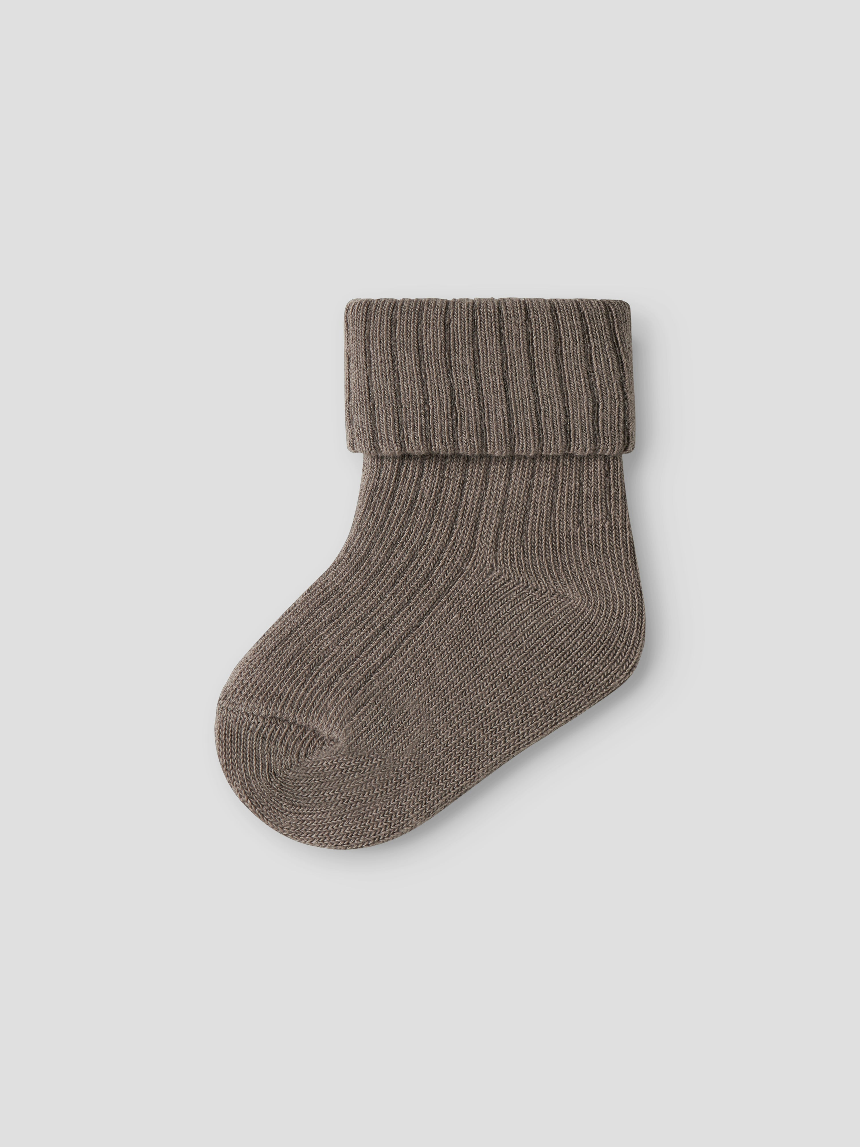 Name It Nobba 3 pack strømper - Almond Milk/Brown Lentil/Cradle Pink