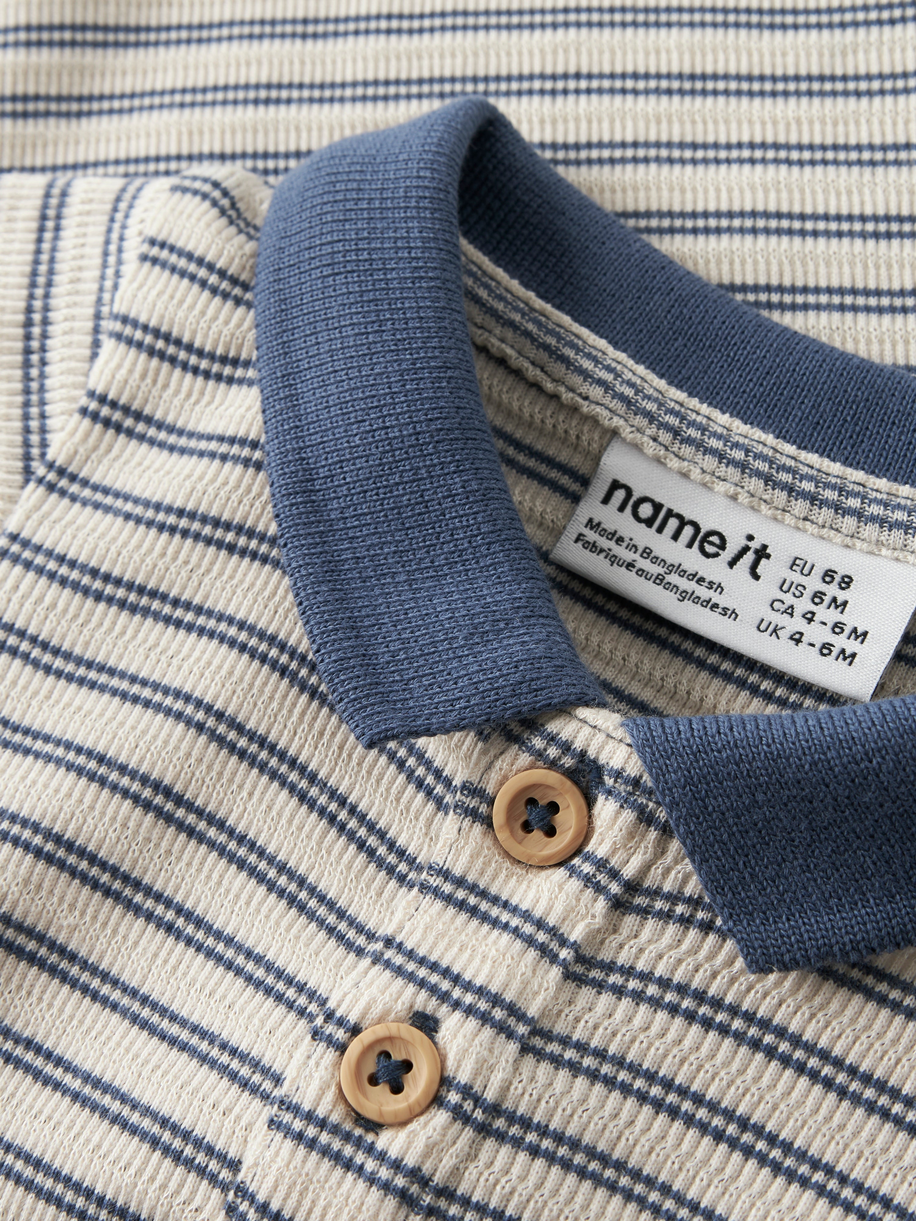 Name It Jerimiah SS Polo Body - Vintage Indigo