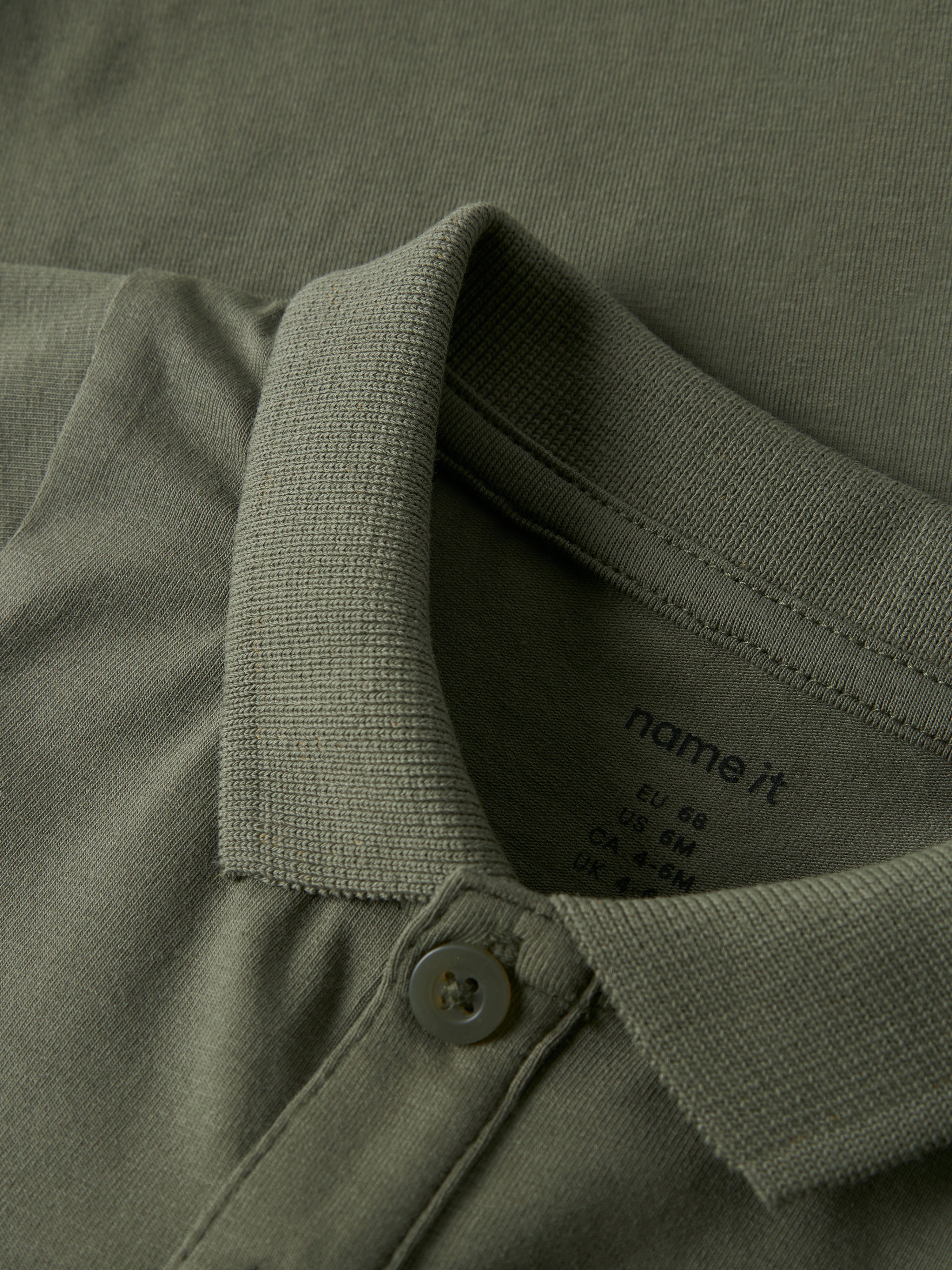 Name It Holger - LS Polo Body NOOS - Dusty Olive