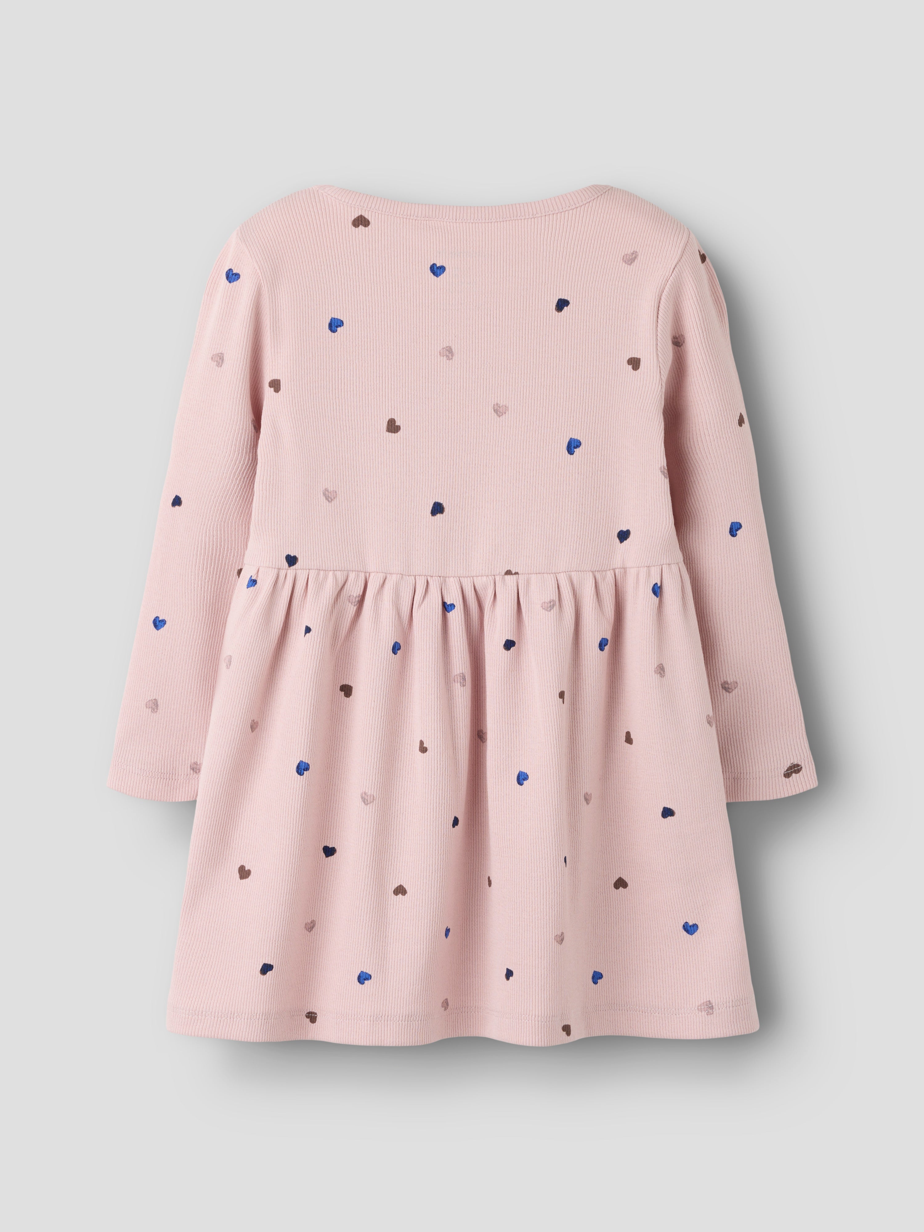 Name It Nutti - LS Dress - Burnished Lilac / Hearts