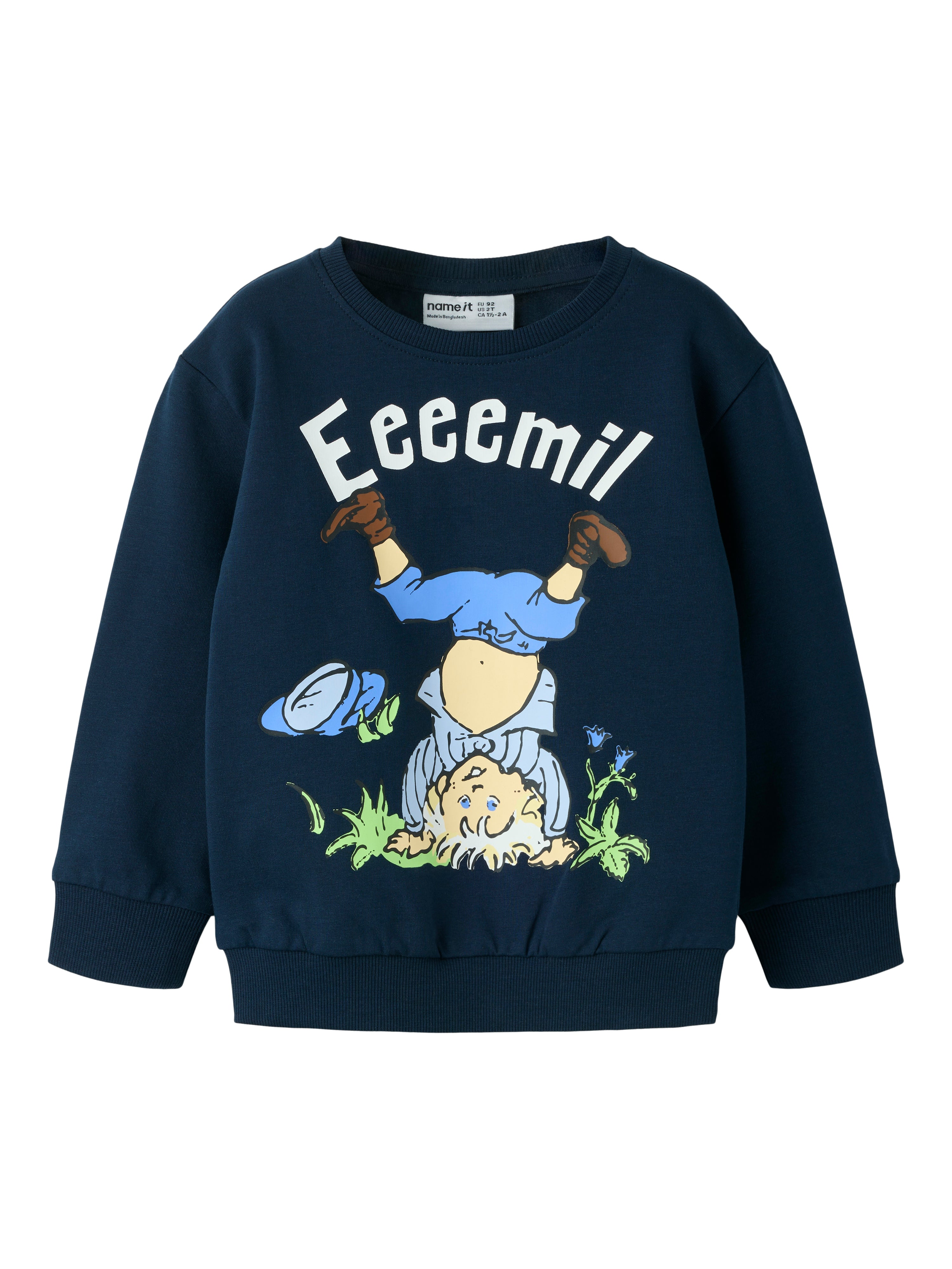 Name It Maska Emil Sweat Shirt - Navy Blazer