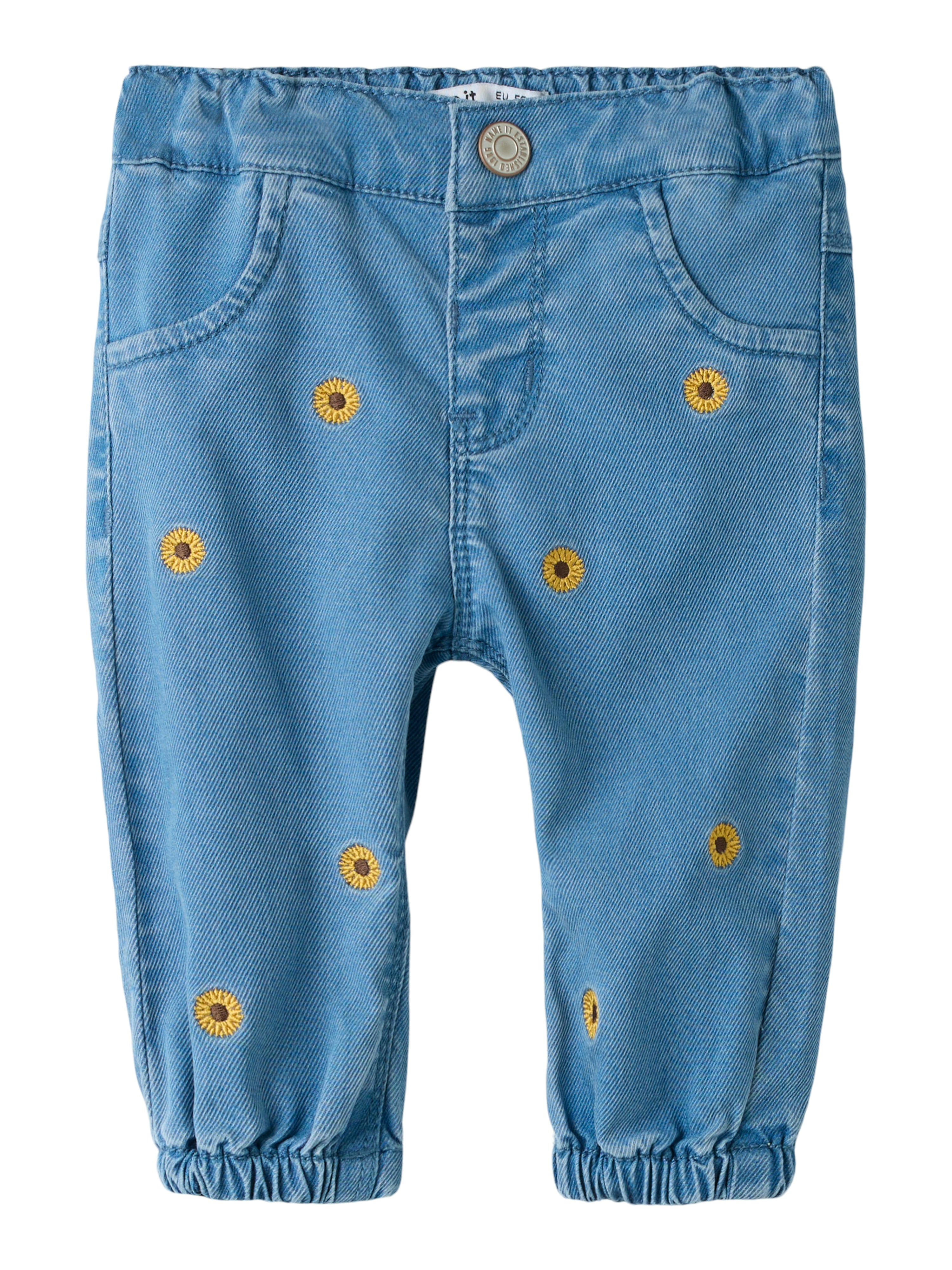Name It Rose - Shaped EMB Jeans - Medium Blue Denim