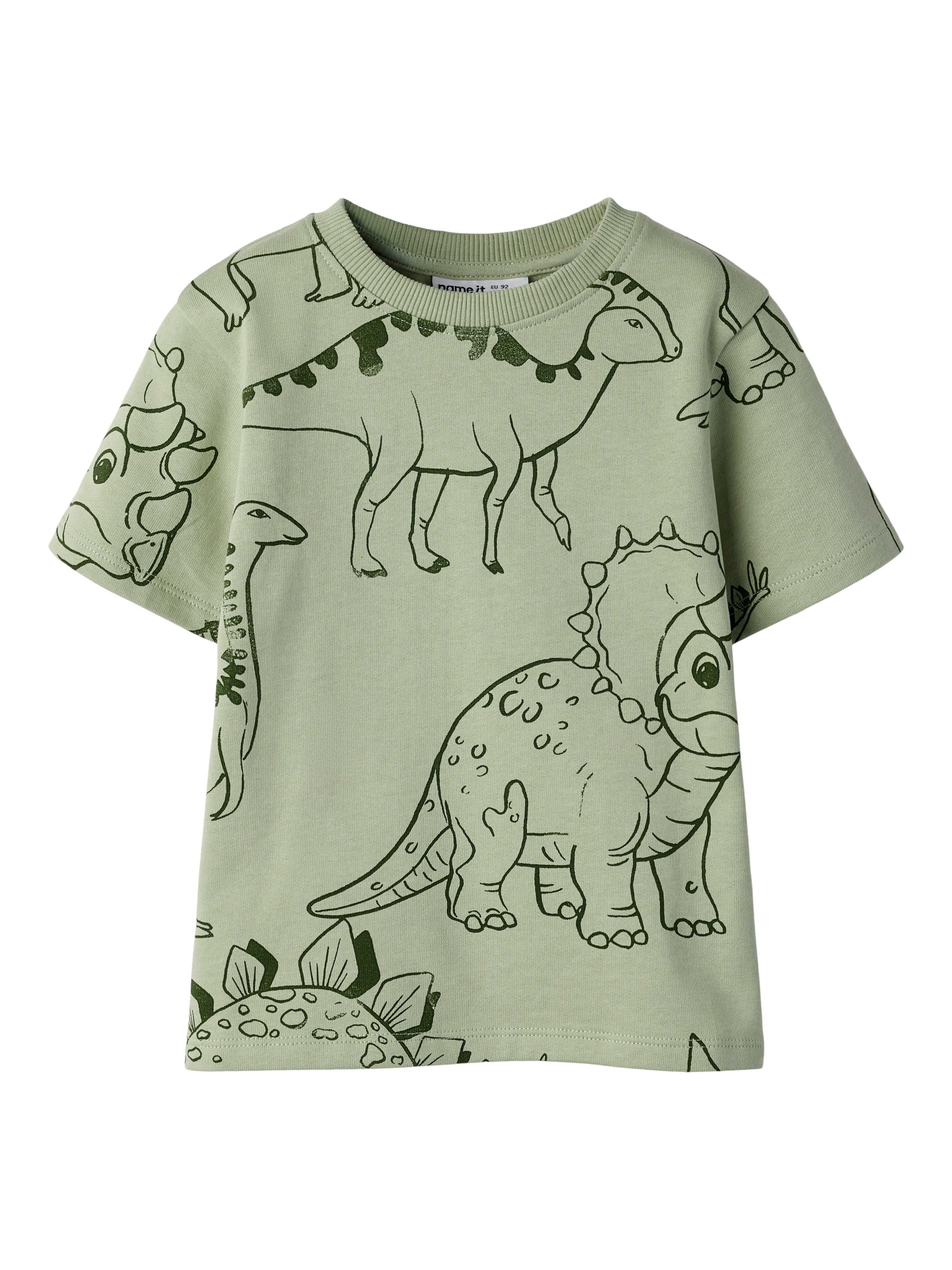 Name It Hino - SS Sweat Top - Swamp