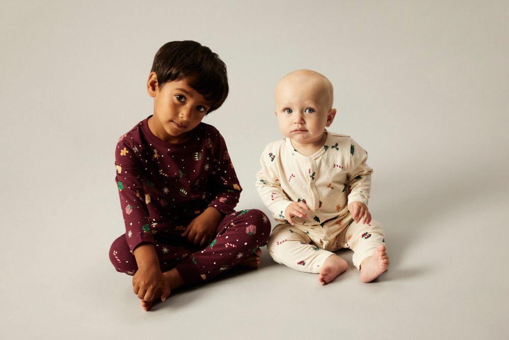 Name It Vismas Natdragt - Whitecap Gray/Xmas