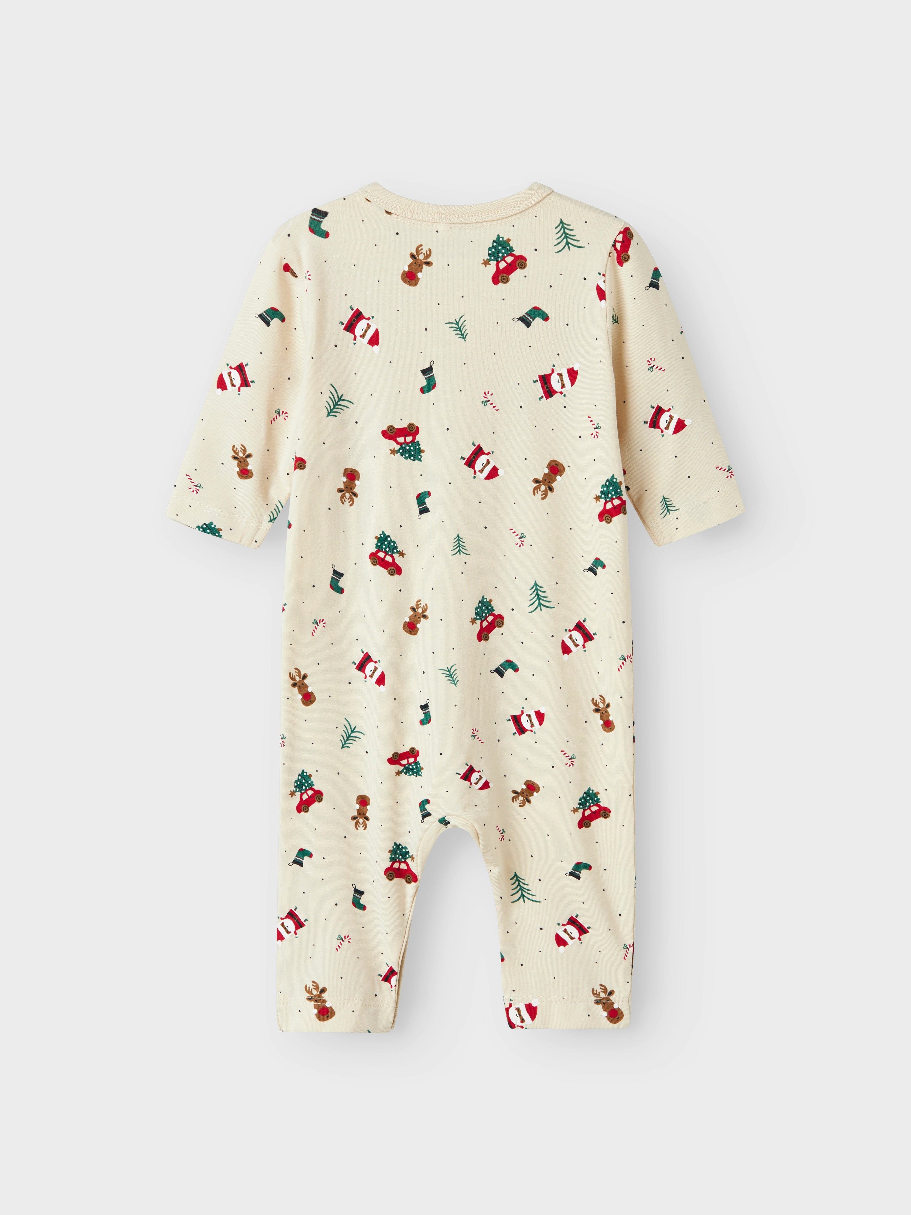 Name It Vismas Natdragt - Whitecap Gray Christmas Elements