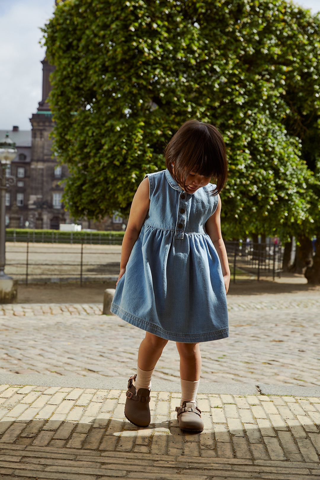 Copenhagen Colors Denim Dress - Super LT Blue Indigo Washed