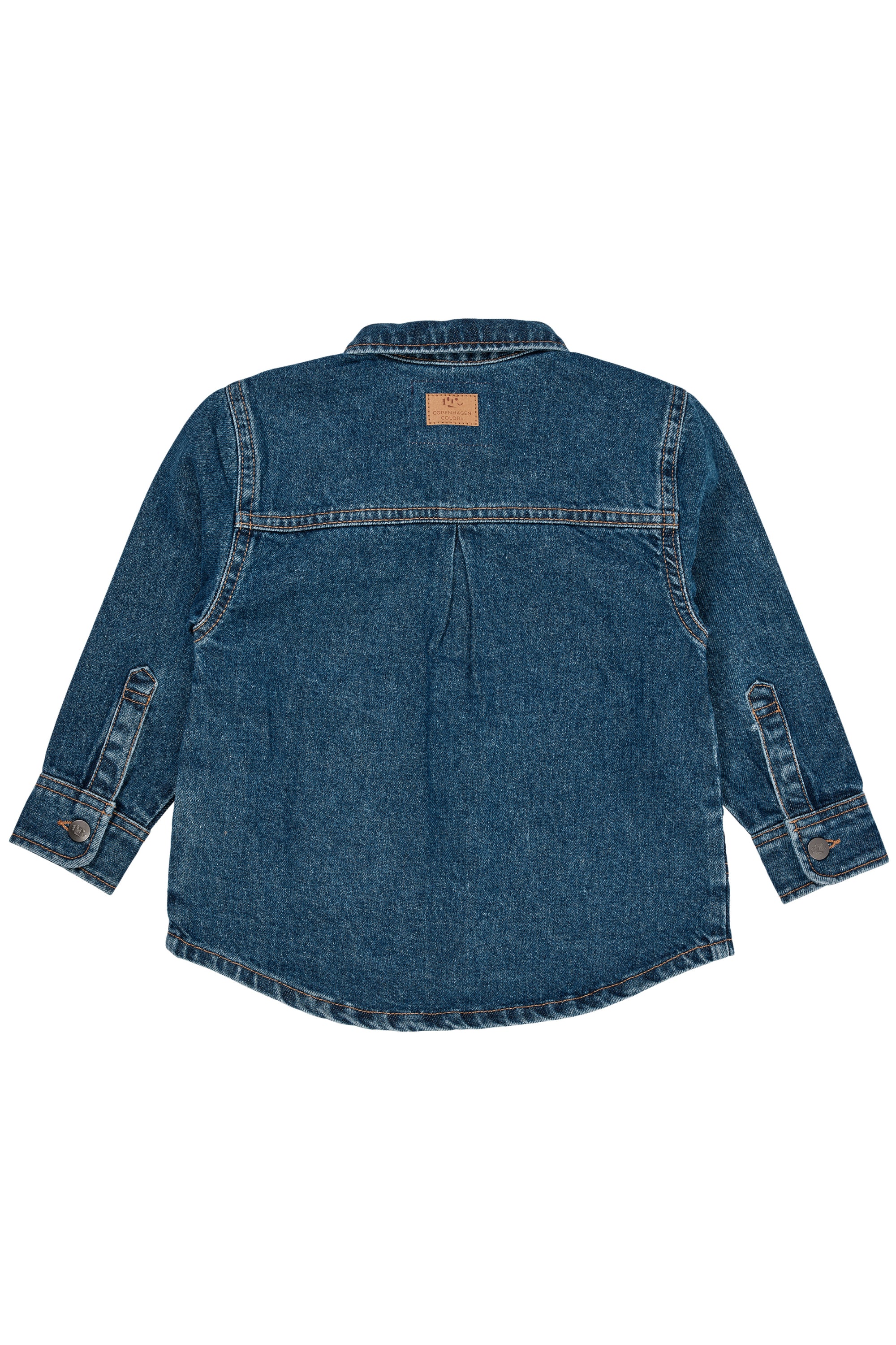 Copenhagen Colors Organic Jeans Jakke - Indiago Blue Washed
