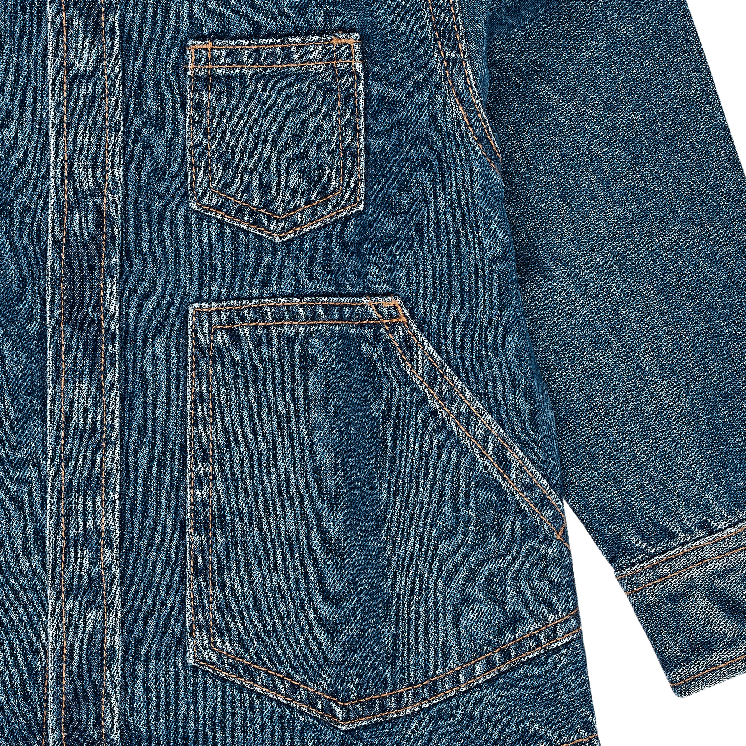 Copenhagen Colors Organic Jeans Jakke - Indiago Blue Washed