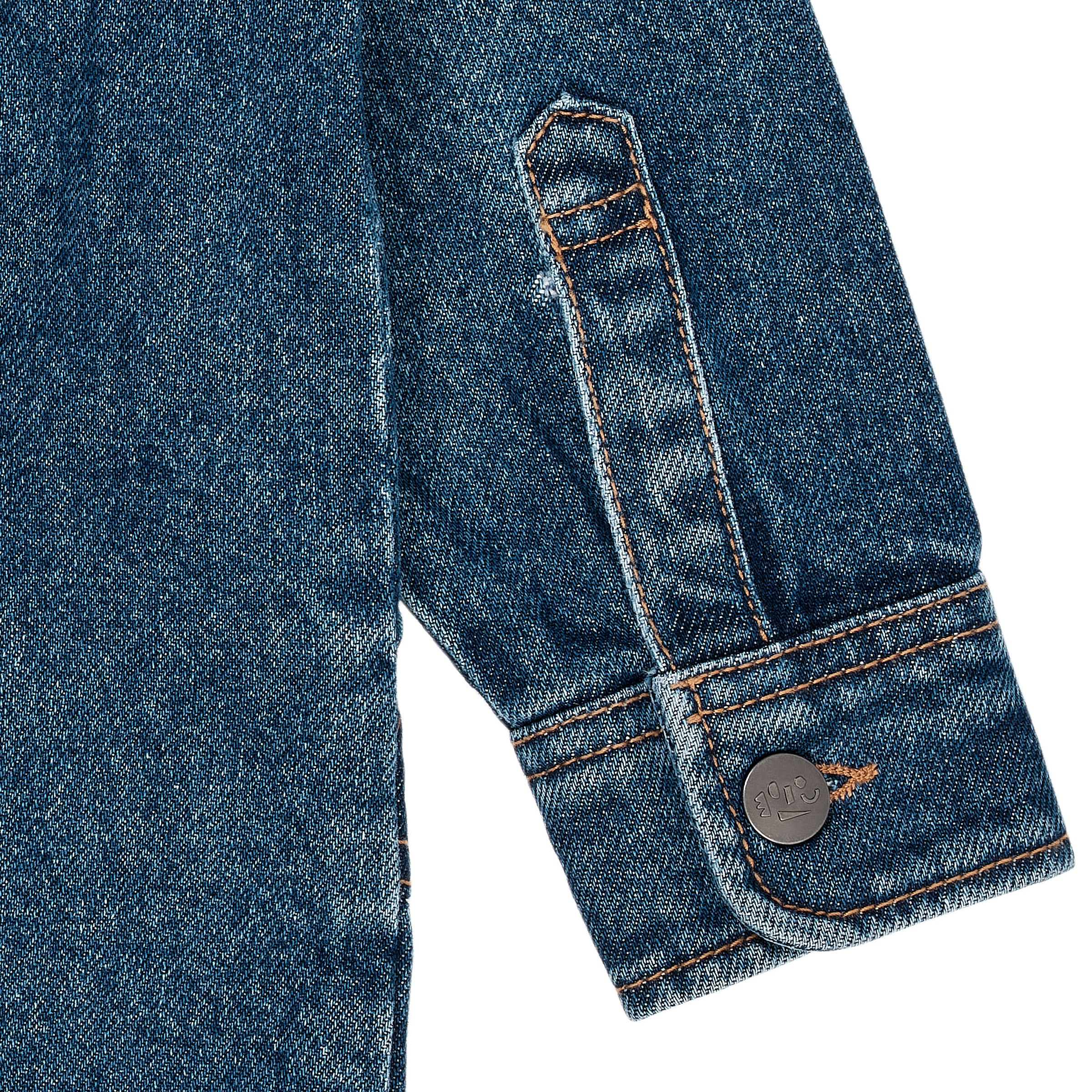 Copenhagen Colors Organic Jeans Jakke - Indiago Blue Washed