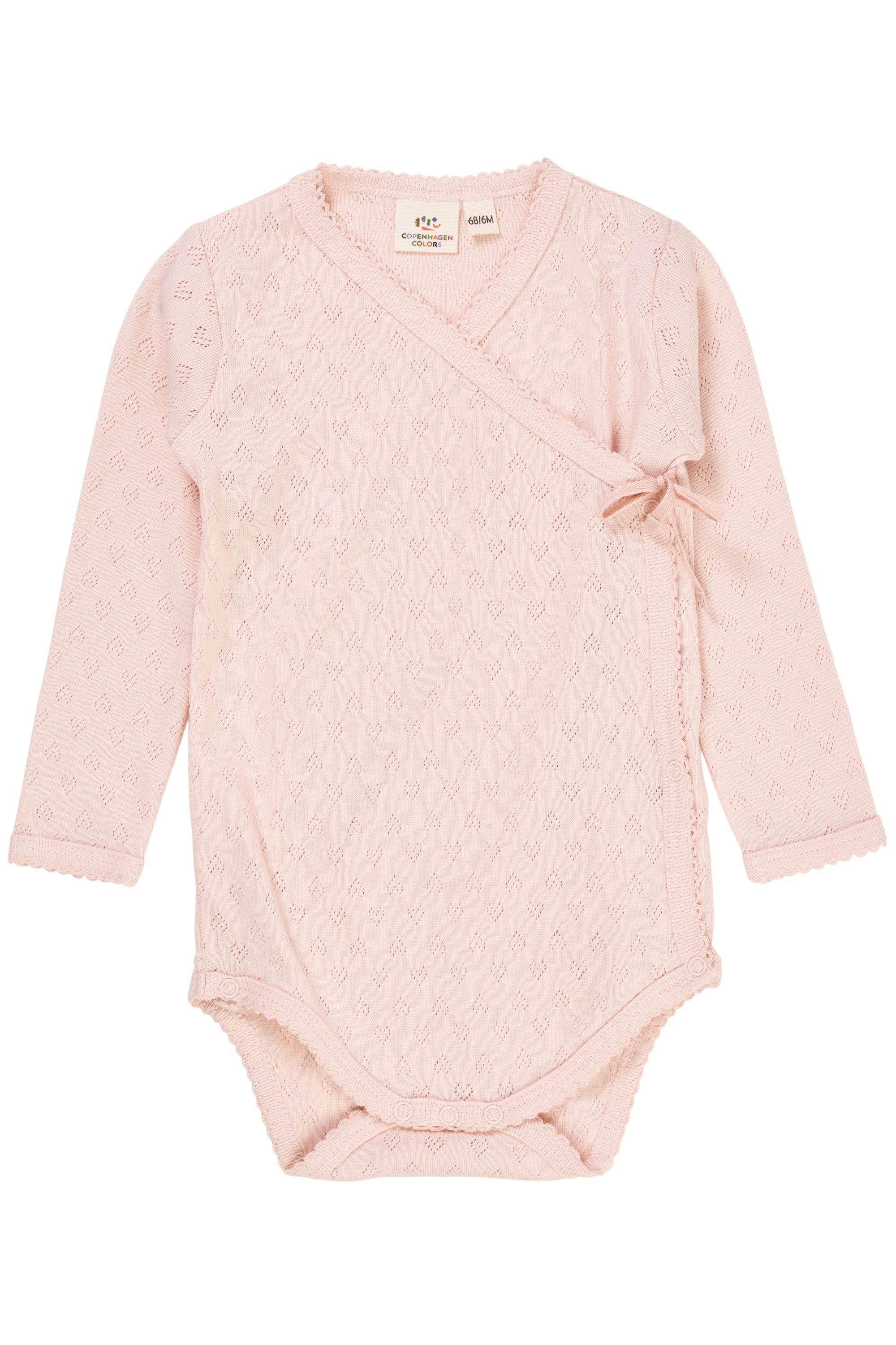 Copenhagen Colors Pointelle Heart Body - Dusty Rose