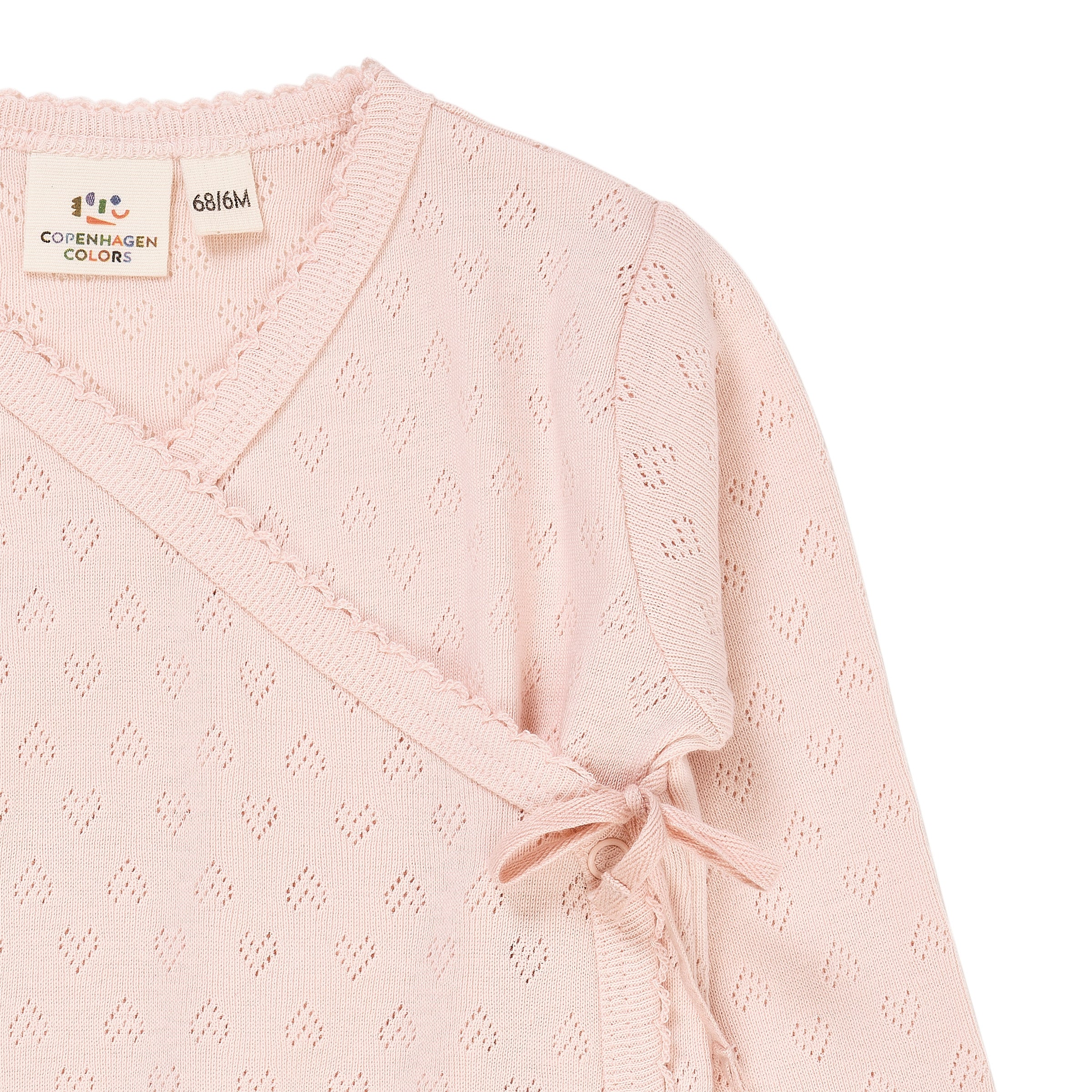 Copenhagen Colors Pointelle Heart Body - Dusty Rose