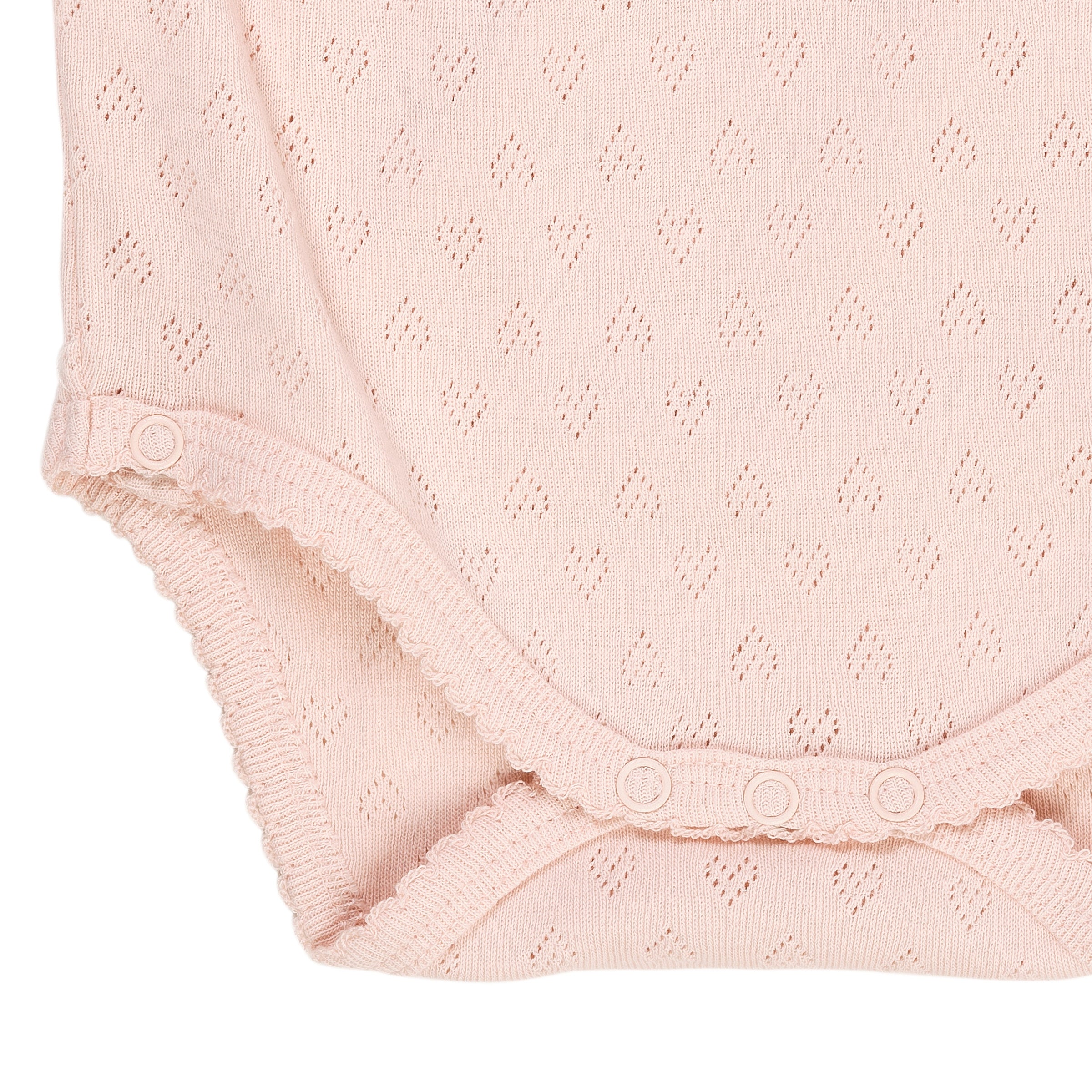 Copenhagen Colors Pointelle Heart Body - Dusty Rose