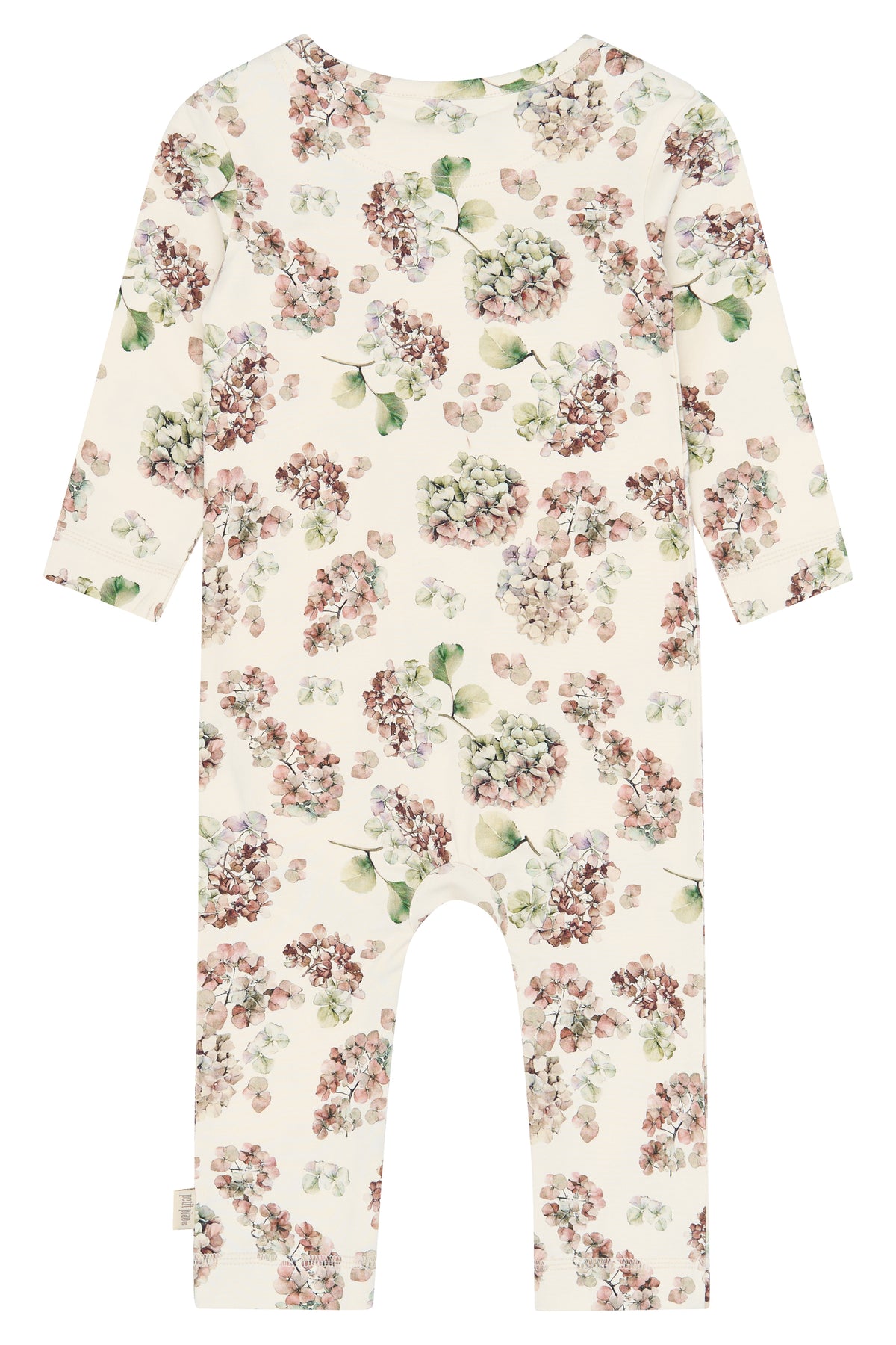 Petit Piao Star - LS Jumpsuit - Eggnog Hydranger AOP