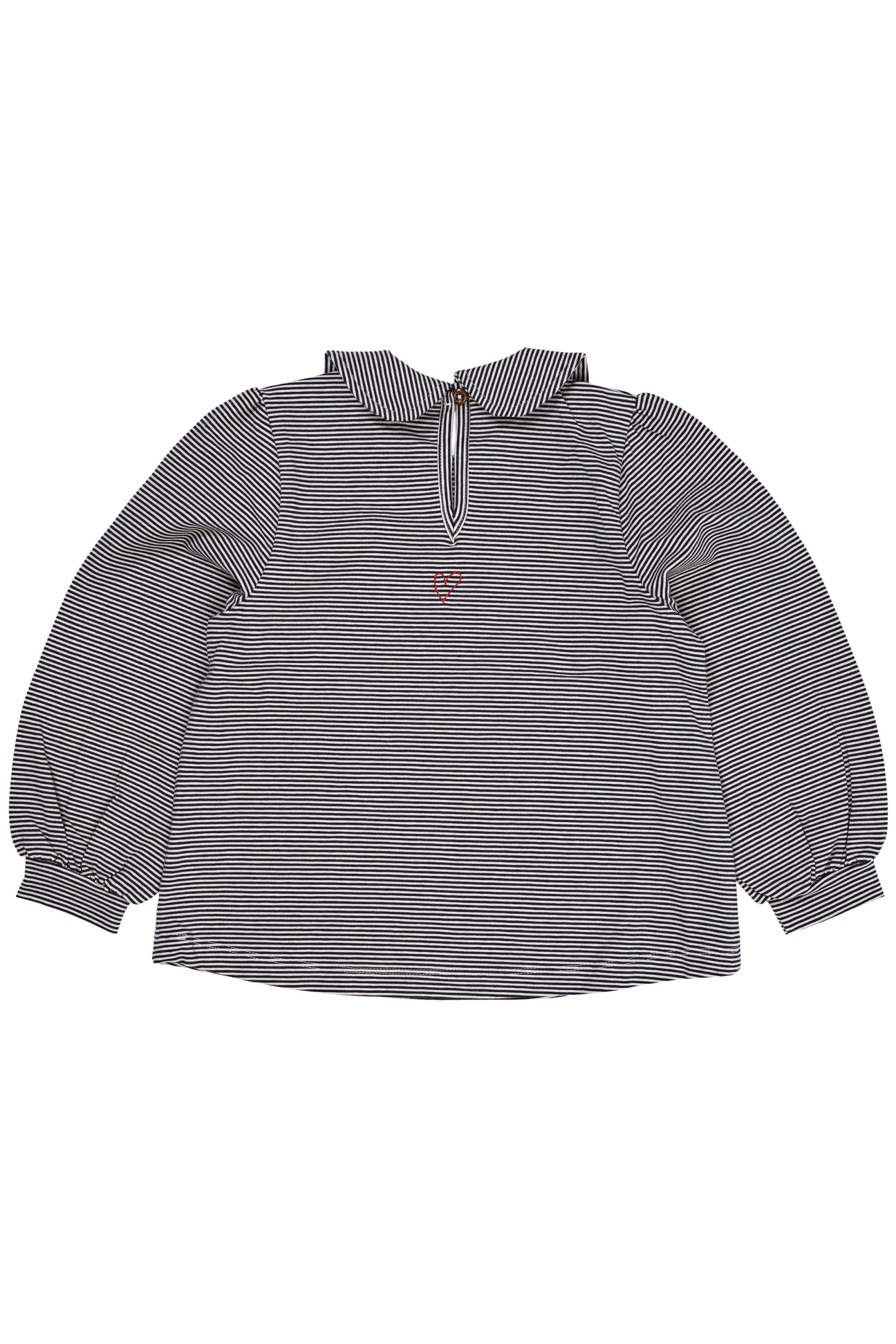Copenhagen Colors Striped Blouse - Navy/Cream
