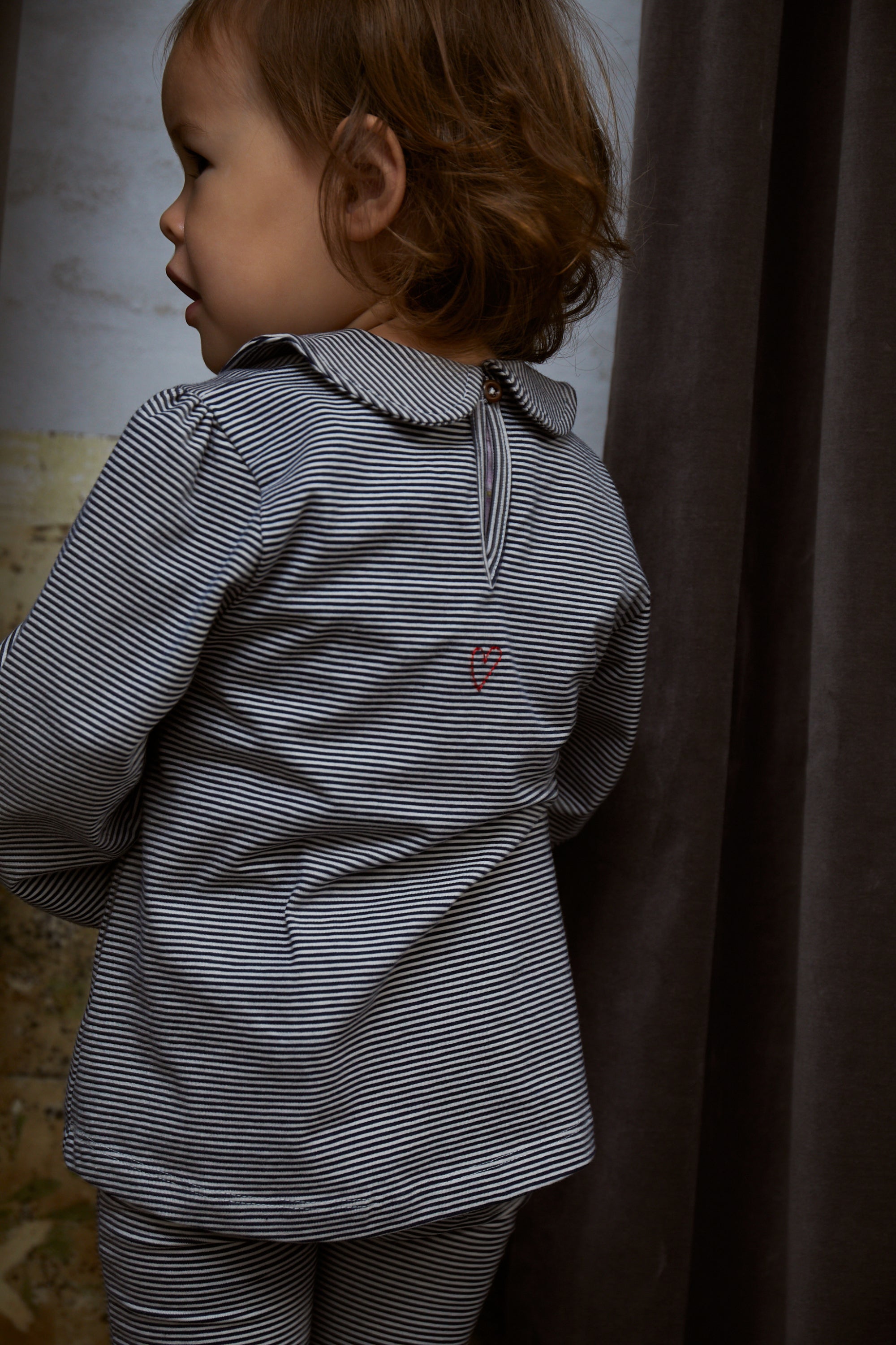 Copenhagen Colors Striped Blouse - Navy/Cream