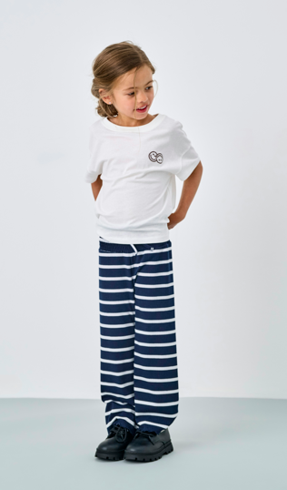 Only Mini Sadie Stripe Pants - Navy Blazer