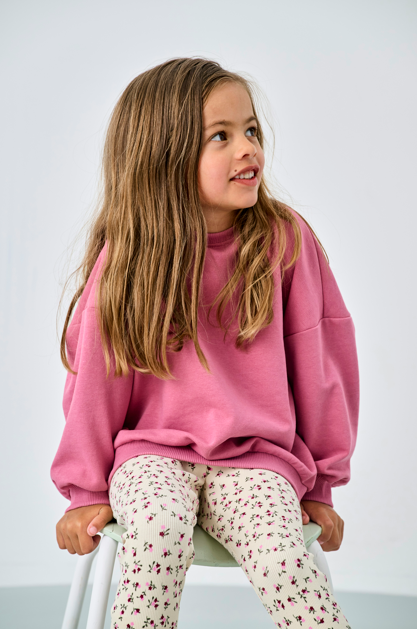 Only Mini Georgia Life Sweatshirt - Heather Rose