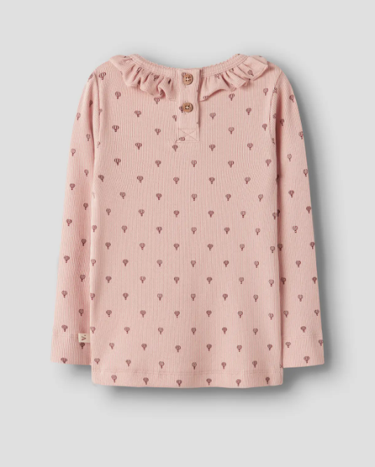 Lil Atelier Gago Kis Slim Top - Cameo Rose/Air Balloon