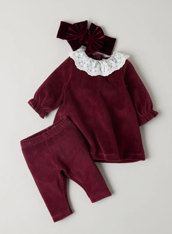 Name It Roxy Vel Legging - Burgundy