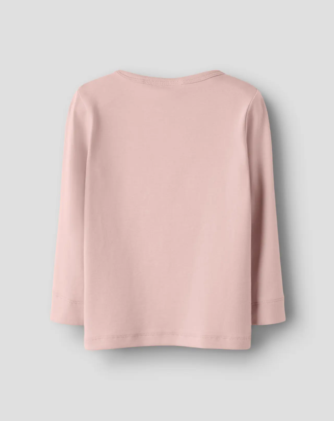 Lil Atelier Gayo LS Slim Top - Misty Rose