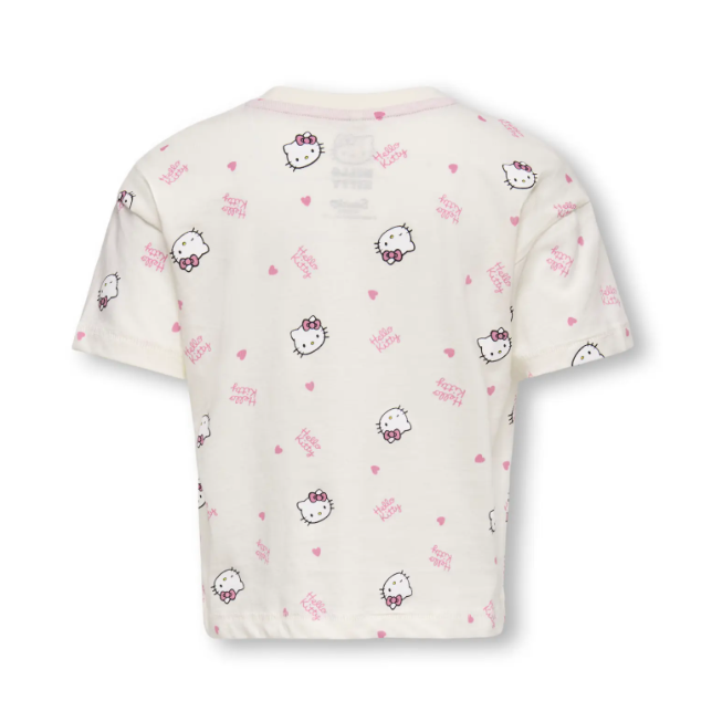 Only Mini Kitty Life SS Loose Tee - Tofu Hello Kitty