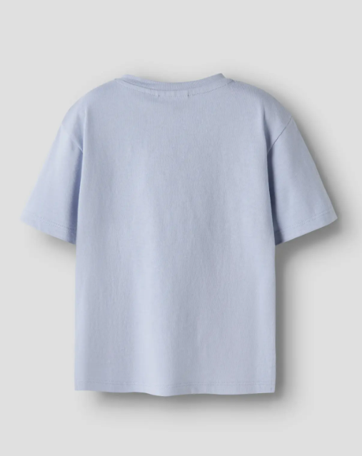 Lil Atelier Dolan SS Loose Top - Zen Blue