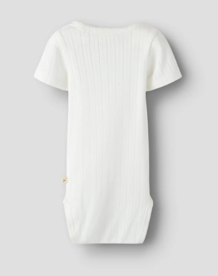 Lil Atelier Rachels SS Slim Body - Coconut Milk