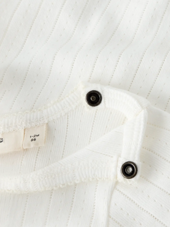 Lil Atelier Rachels SS Slim Body - Coconut Milk