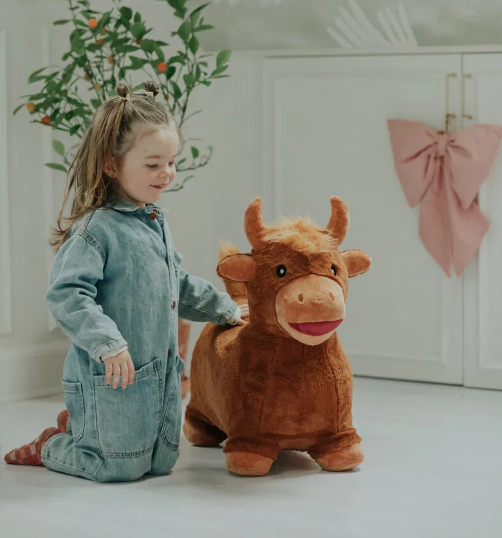 KREA Hoppe Dyr - Ko, brun