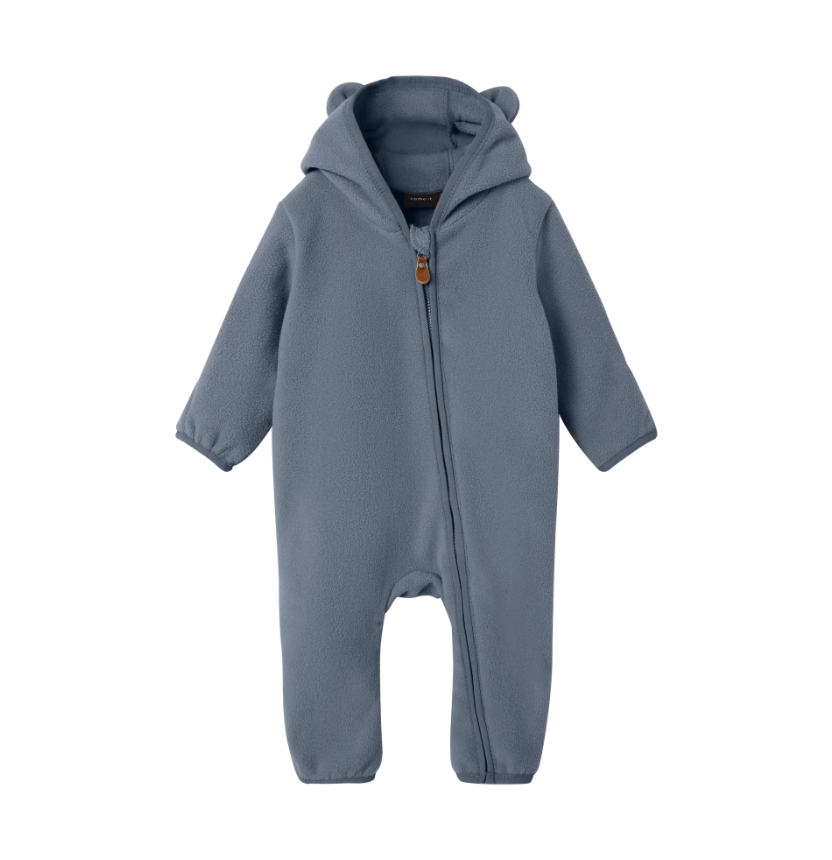 Name It Meeko Suit Solid - Flint Stone