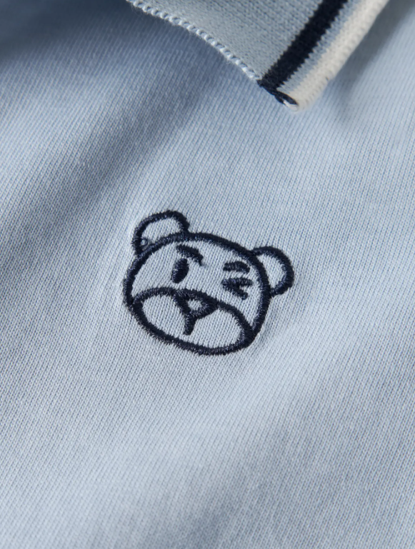 Name It Dakan SS Polo - Blue Fog