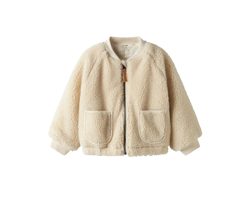 Lil Atelier Lajo Bomber Jacket - Turtledove/Swan