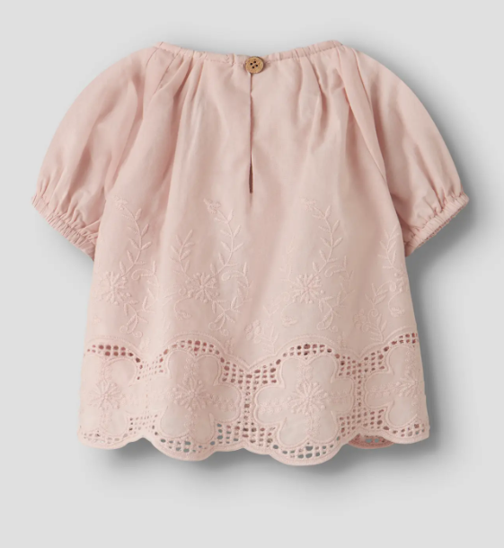 Lil Atelier Dayna SS Loose Shirt - Peach Whip