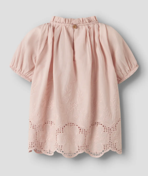 Lil Atelier Dayna SS Loose Shirt - Peach Whip