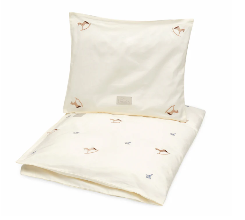 Cam Cam Copenhagen Broderet Baby Sengetøj - Vintage Toys