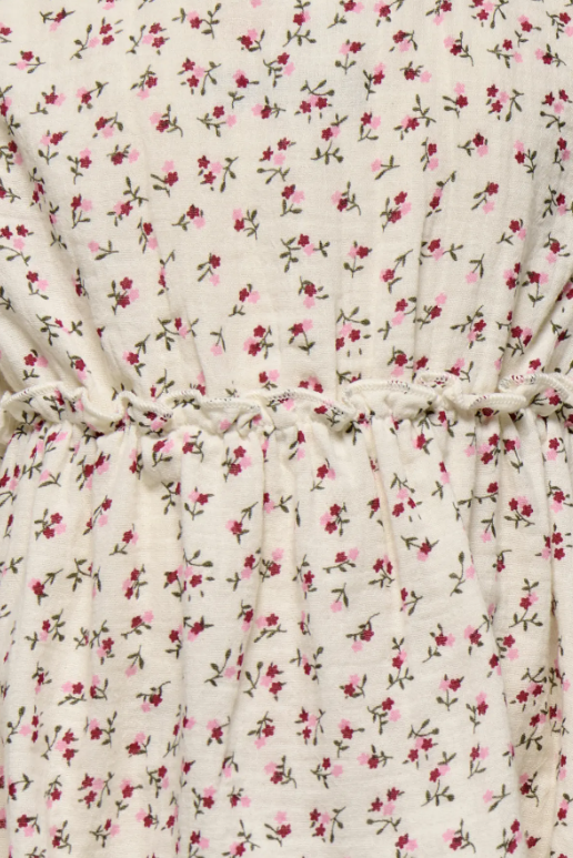 Only Mini Thyra Life SS Top - Tofu Ditsy Flower