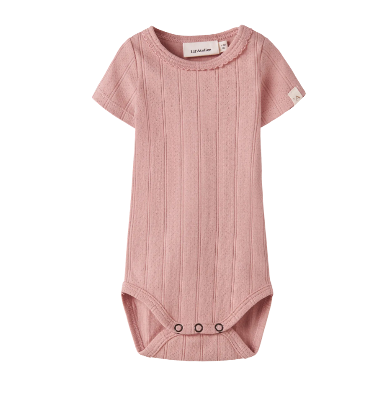 Lil Atelier Falina SS Slim Body - Misty Rose