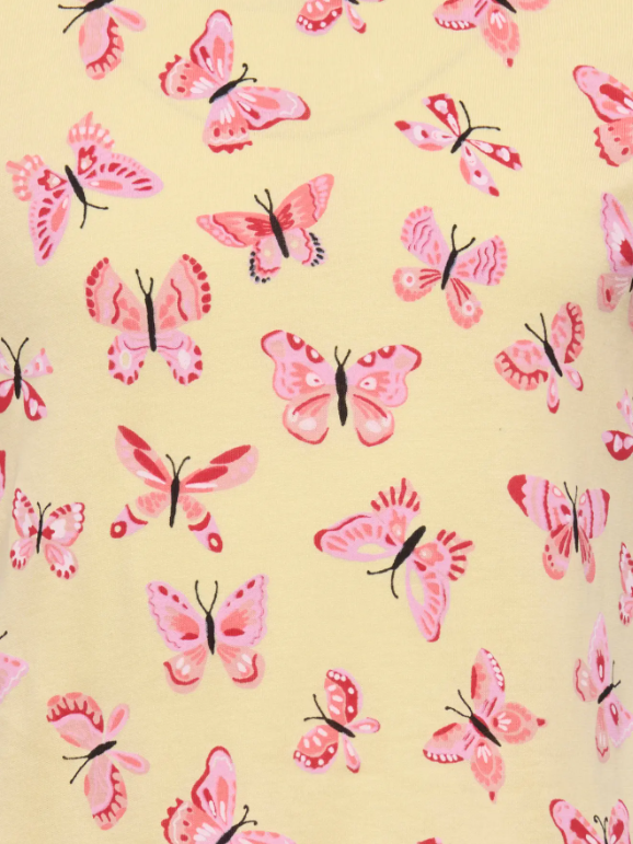 Only Mini Cally SS Dress - Sunlight Papillon