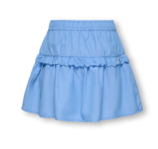 Only Mini Clare - Ruffle Skort - Cornflower Blue