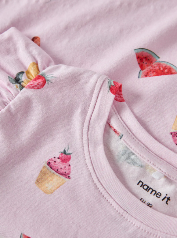 Name It Joviner - SS Top - Cradle Pink