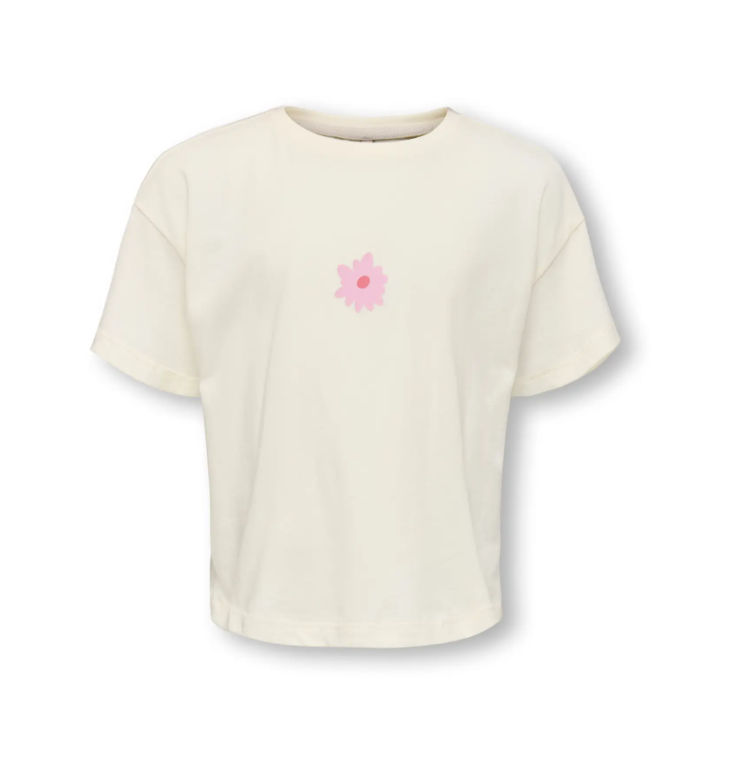 Only Mini Vacay - Life SS Loose Tee - Tofu Palm