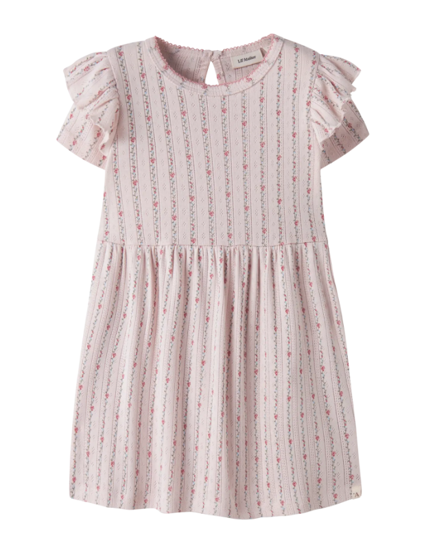 Lil Atelier Rachello - Duna SS Dress - Morganite/Flower