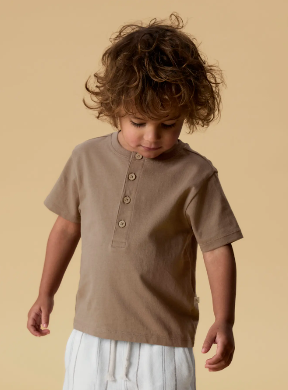 Lil Atelier Dolan - SS Loose Top - Coca Mocha