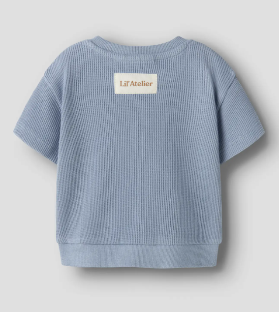 Lil Atelier Harun - SS Loose Sweat - Dusty Blue