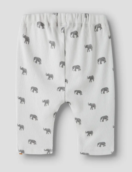 Lil Atelier Lavo - Emi Loose Pants - Glacier Gray/Elephant