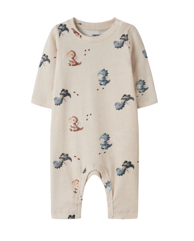 Name It Karlos - LS Bodysuit - Peyote Melange