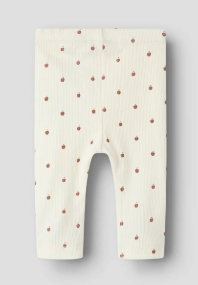 Lil Atelier Gago - Kye Slim Leggings - Turtledove/Apple