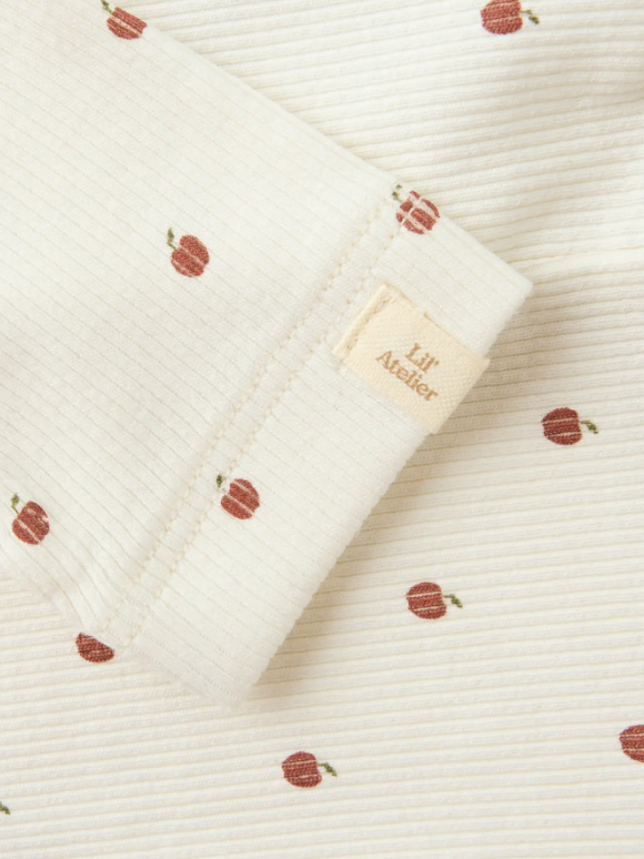 Lil Atelier Gago - Kye Slim Leggings - Turtledove/Apple