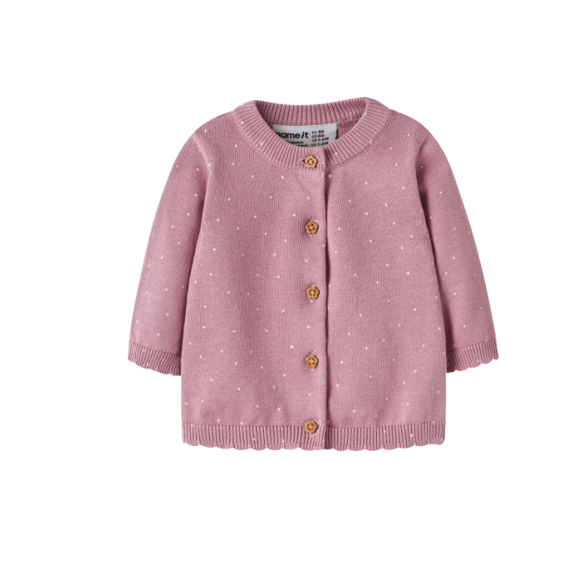 Name It Ladot - LS Knit Cardigan - Lilas