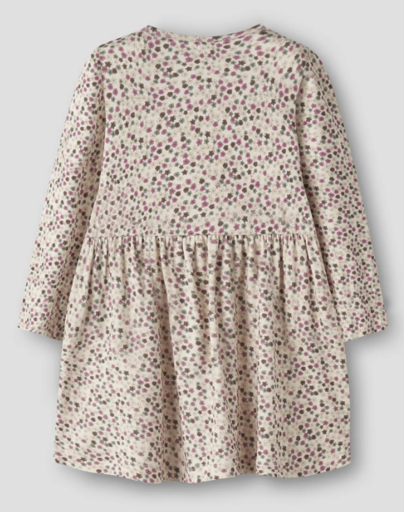 Name It Lianna - LS Dress - Antique White